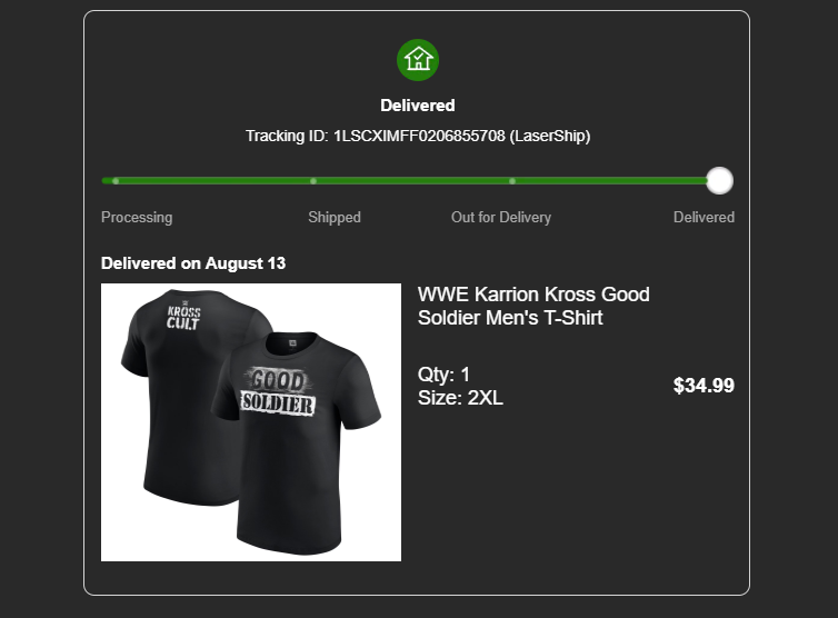 RossWarlock's tweet photo. Ordered this guy as soon as I heard their time was up (before I saw their own stuff lol) #WeWantKross https://t.co/5YAFbnHuqE