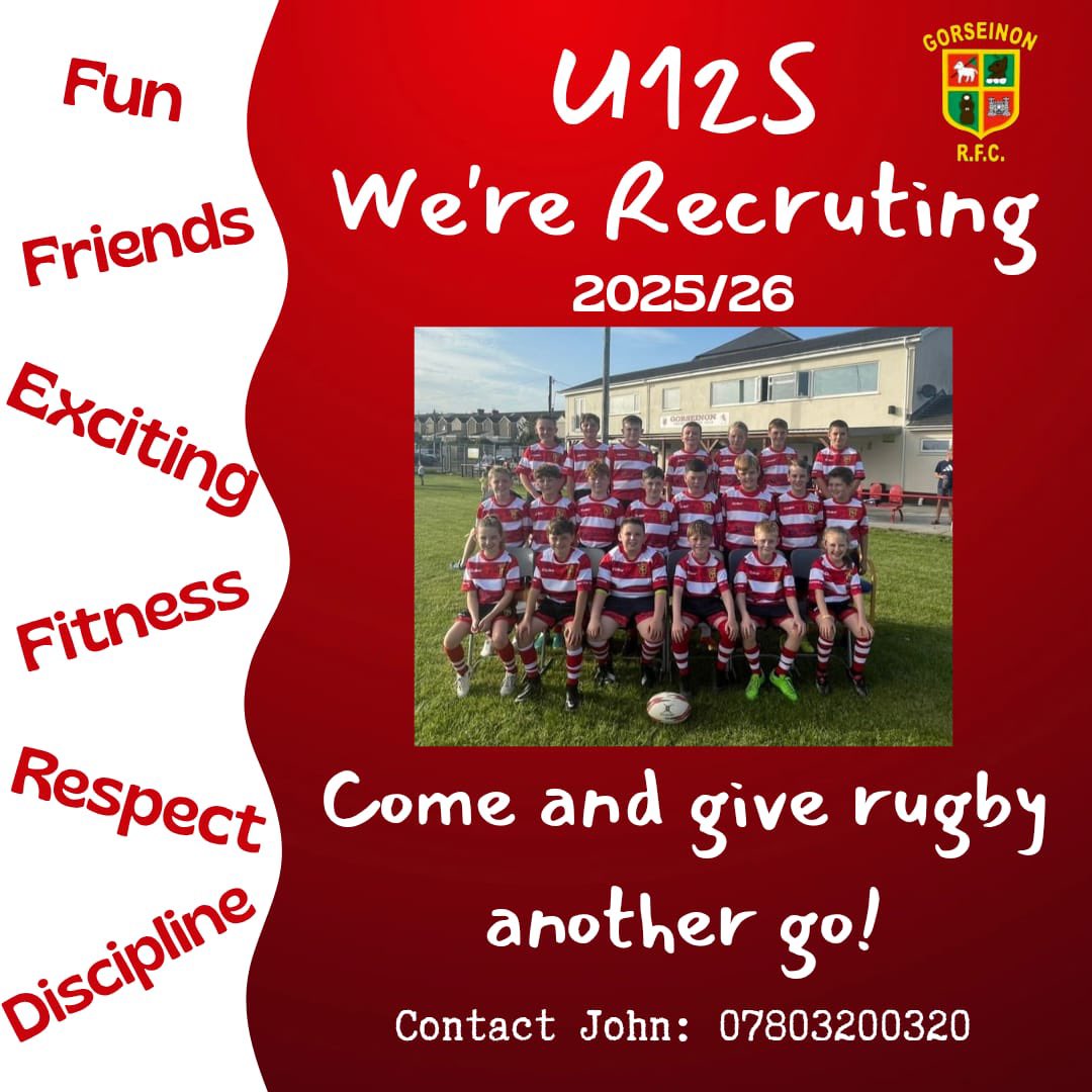 Gorseinon RFC 🔴⚪️ (@gorseinonrfc) on Twitter photo 