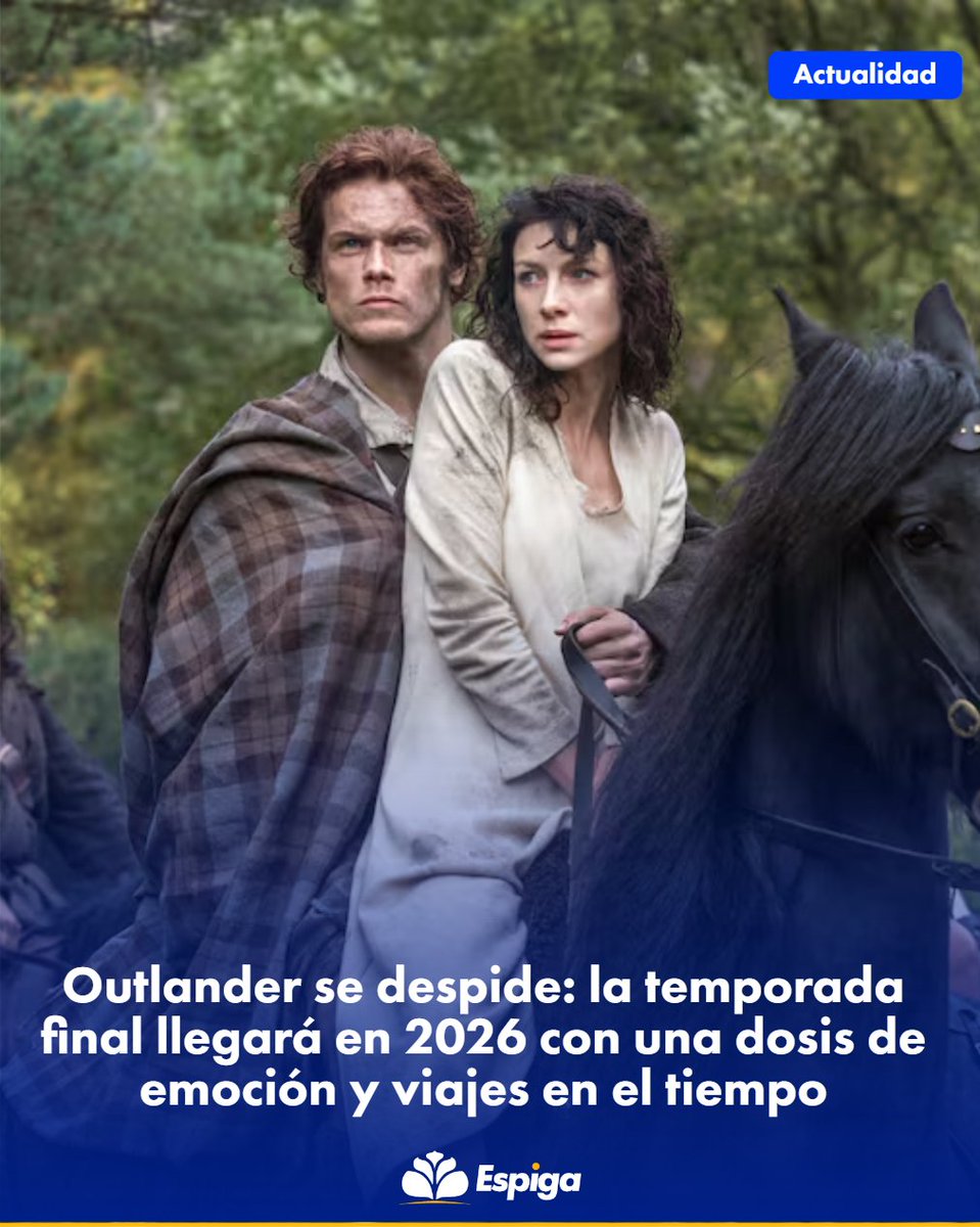 📌Outlander se despide: la temporada final llegará en 2026 con una dosis de emoción y viajes en el tiempo

🔗 Ver más: espiganoticias.net/Actualidad/out…

📅 agosto 13, 2025

#13Ago, #ComicCon2025, #Outlander, #Outlander2026