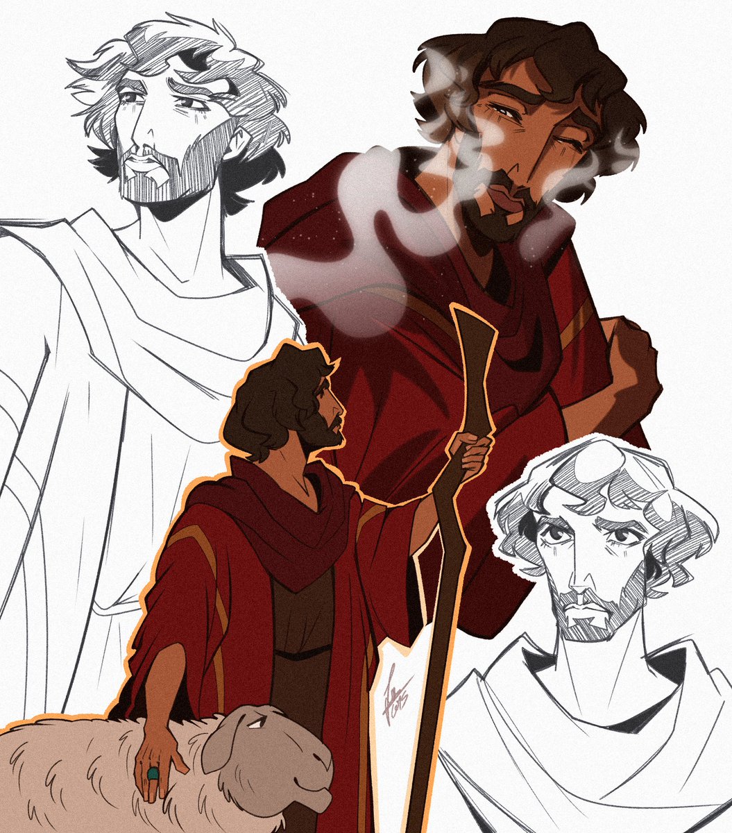 i love drawing moses