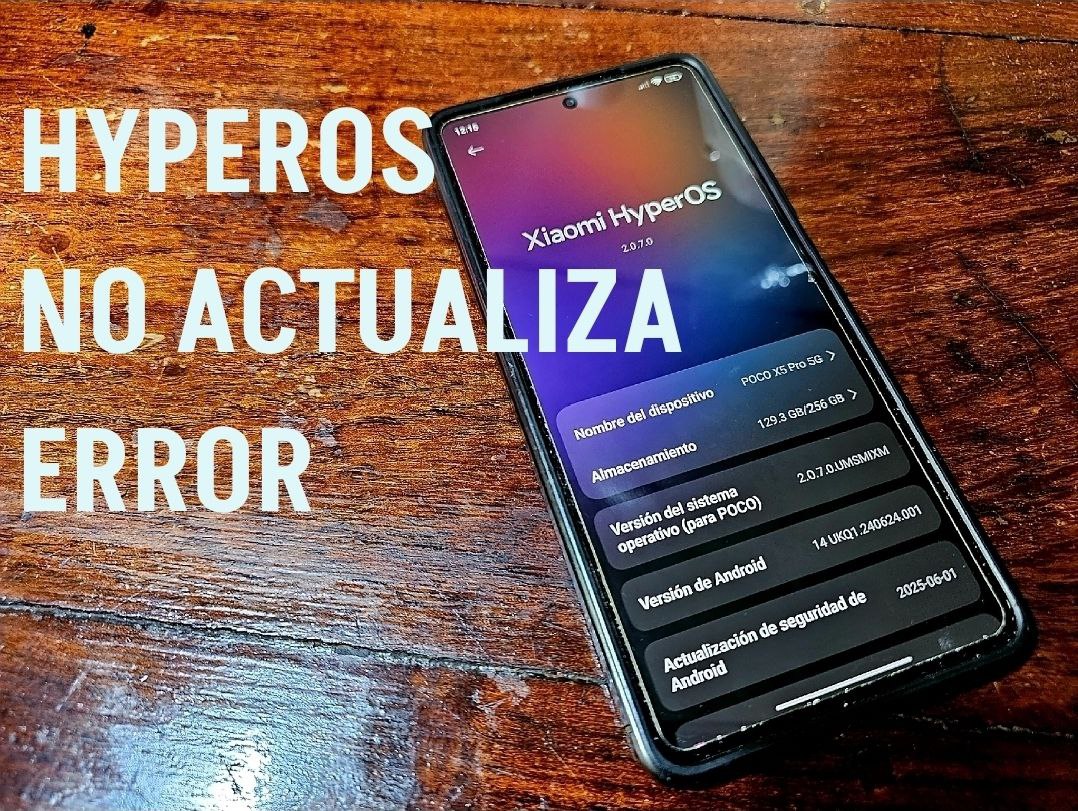 No te llega la actualización.  Probaste esto ? #HyperOS
youtu.be/9SlILBEVnTc