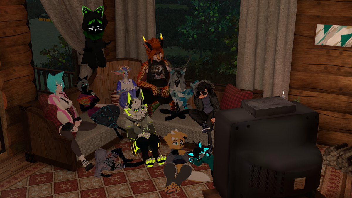Snowthegrinlin's tweet photo. The Group Gathering :D https://t.co/GRtdUBk3Ir