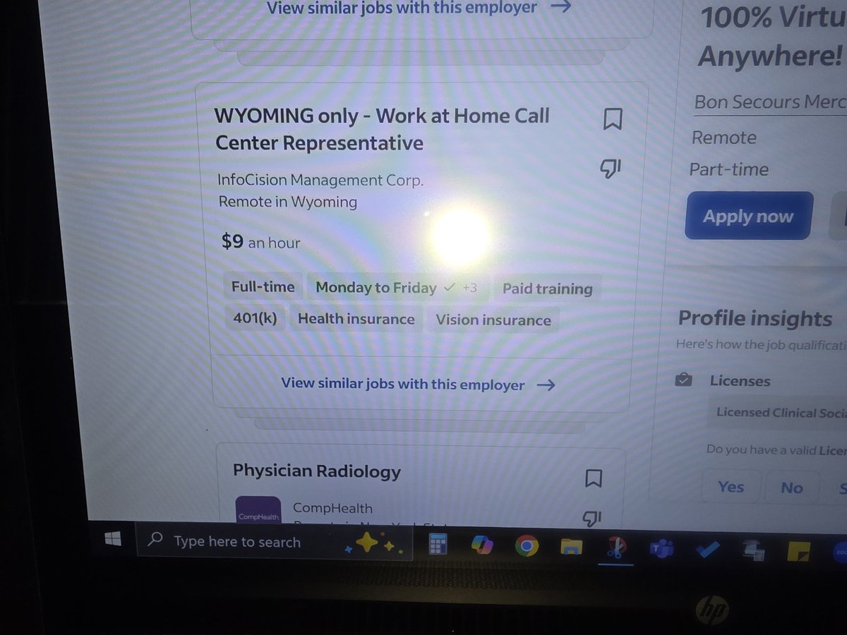 I can't believe this is real...same company w/advert in different states same comp. Average rent in Wyoming is $1168.00 a month. A single person would gross $360 a week @ 40. That's 1440 a mth BEFORE taxes. WTF?