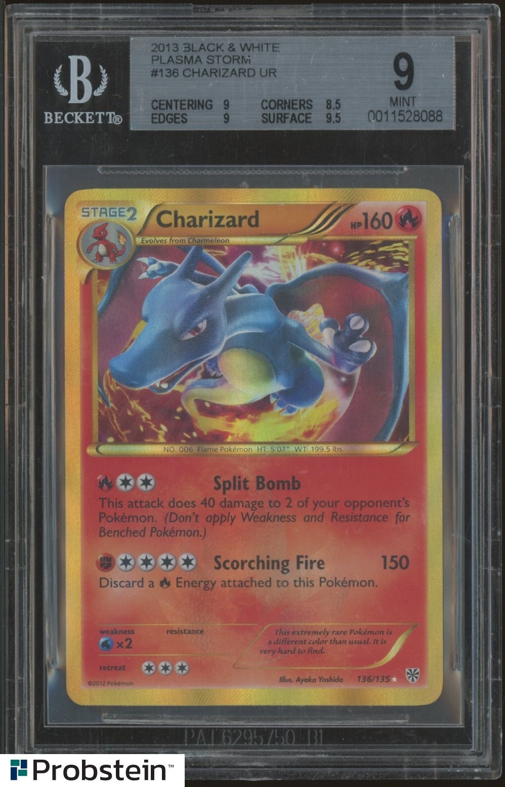 ポケモンカードゲーム Charizard 136/135 Plasma stornPokemon Charizard - Pokemon (2012) Plasma Storm Holo - 136/135