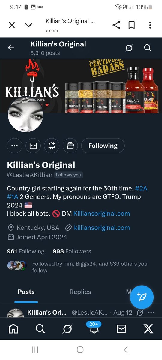 KJW (@hawkesbay69) on Twitter photo This account is looking to connect with more awesome people, they do FB please give <a href="/LeslieAKillian/">Killian's Original</a> a F&R πͺπ«Άππ₯πΊπΈ This account is looking to connect with more awesome people, they do FB please give <a href="/LeslieAKillian/">Killian's Original</a> a F&R πͺπ«Άππ₯πΊπΈ