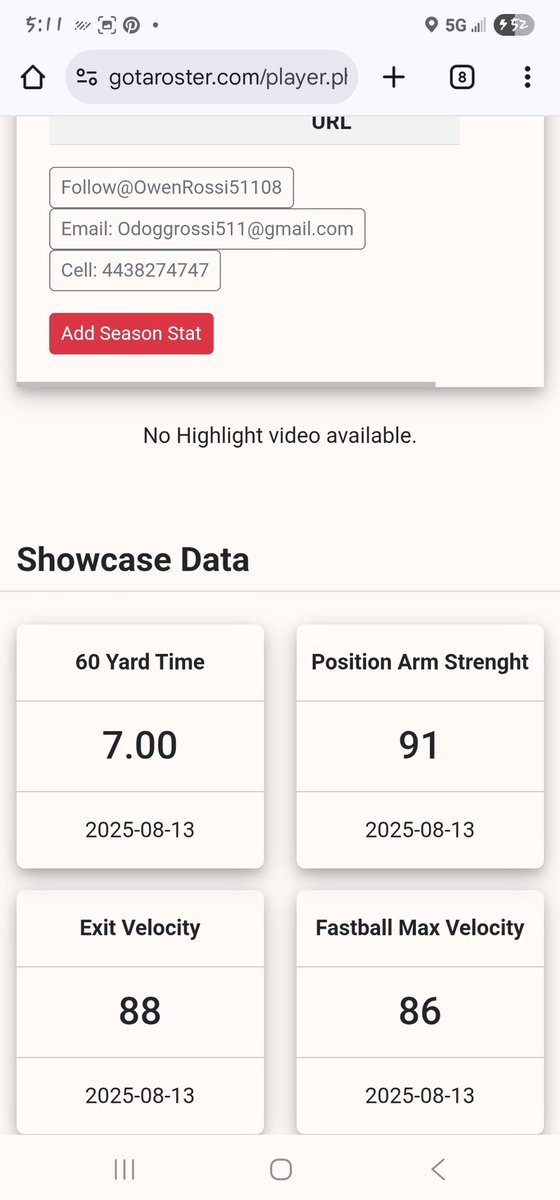OwenRossi51108's tweet photo. I had a great 2 day camp at Essex, thank you @Coach_OC for putting it together. My pulldown was 91, 60 yard dash time was 7.00, exit velocity off tee was 88, and was throwing 86 off the mound. @UBAuncommitted @BUncommitted @UncommittedStud @PB_Uncommitted @CurleyBaseball https://t.co/DaJLJL5jOh