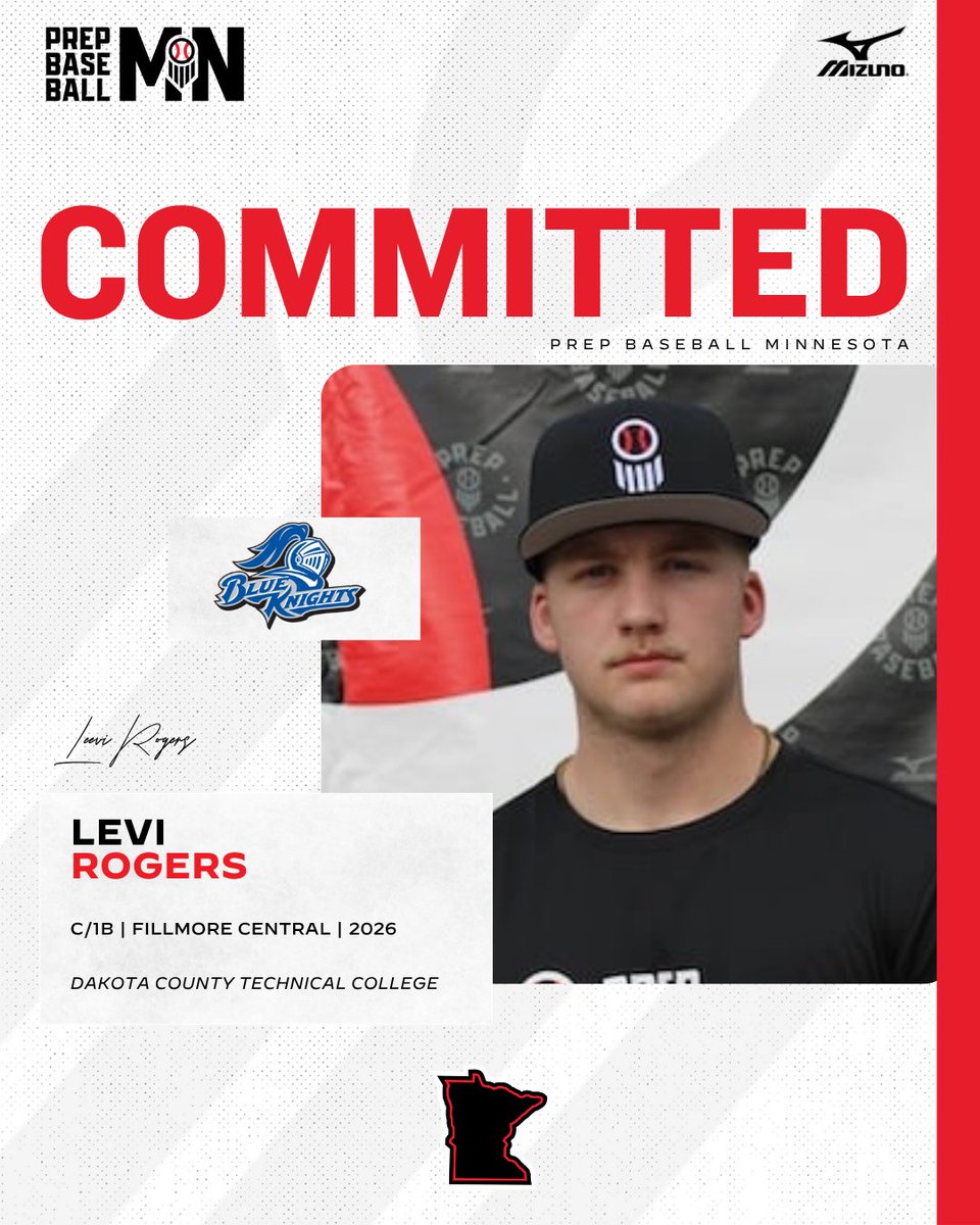 Prep Baseball Minnesota (@prepbaseballmn) on Twitter photo 🎓𝐂𝐨𝐦𝐦𝐢𝐭𝐦𝐞𝐧𝐭 𝐖𝐚𝐭𝐜𝐡🎓
Levi Rogers, (2026, C/1B, Fillmore Central) commits to <a href="/BaseballDctc/">DCTC Baseball ⚔️</a>.
👤 loom.ly/WVJ36ZI 🎓𝐂𝐨𝐦𝐦𝐢𝐭𝐦𝐞𝐧𝐭 𝐖𝐚𝐭𝐜𝐡🎓
Levi Rogers, (2026, C/1B, Fillmore Central) commits to <a href="/BaseballDctc/">DCTC Baseball ⚔️</a>.
👤 loom.ly/WVJ36ZI