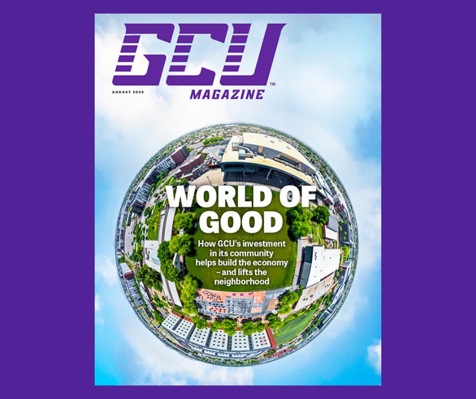 The August issue of GCU Magazine is here! This issue features stories on GCU’s impact on the community, alumnus Levi Conlow, who runs a multimillion dollar e-bike company, a one-of-a-kind hackable, gamified network called HACKnet and more! Read here: indd.adobe.com/view/fd5c9668-…