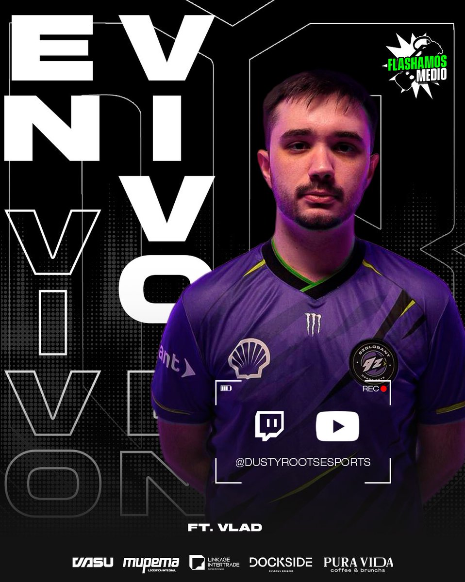 GoDustyRoots's tweet image. 🟩EN VIVO

🎙️FLASHAMOS MEDIO #7 con @xVlaD_CS
Ya estamos en vivo con el sexto episodio de nuestro podcast.

🎥¡Multistream!
⬇️
🔴YouTube.com/@DustyRoots 
🟣Twitch.tv/DustyRootsEspo…

#DustyFM