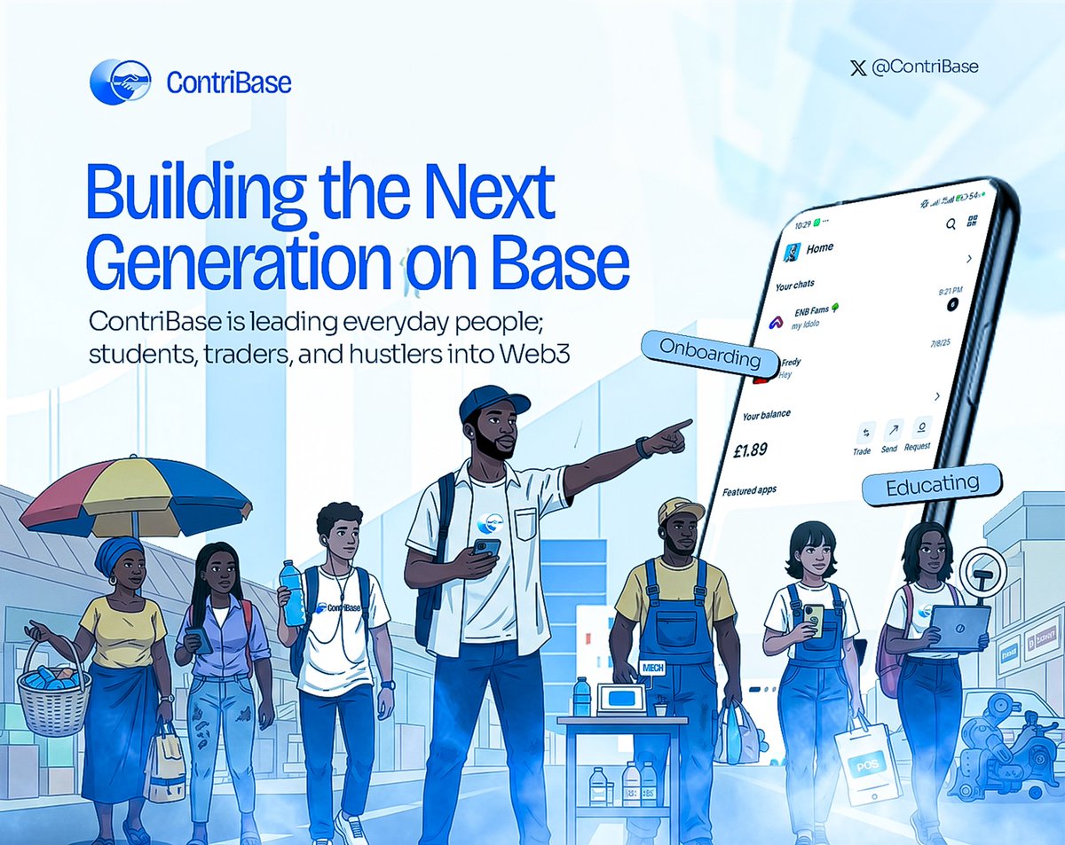 The_DA_matrix's tweet photo. 🌍 @ContriBase is unlocking Web3 for Africa! 💡 From market traders to students, learn blockchain basics & earn crypto through contributions. Join the movement to build a decentralized future! 🔗 $SANG #ContriBase https://t.co/pv6BWCRY1a