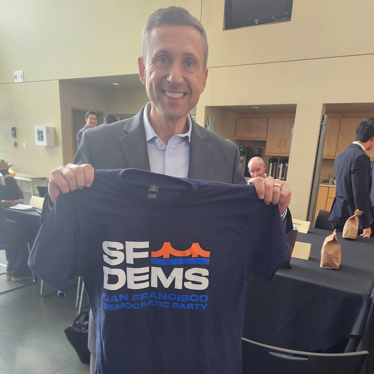 Our thanks to DNC Chair Ken Martin for taking time out of his Bay Area trip to meet with some of the board members of the San Francisco Democratic Party, City leaders, and several of our San Francisco Union partners.