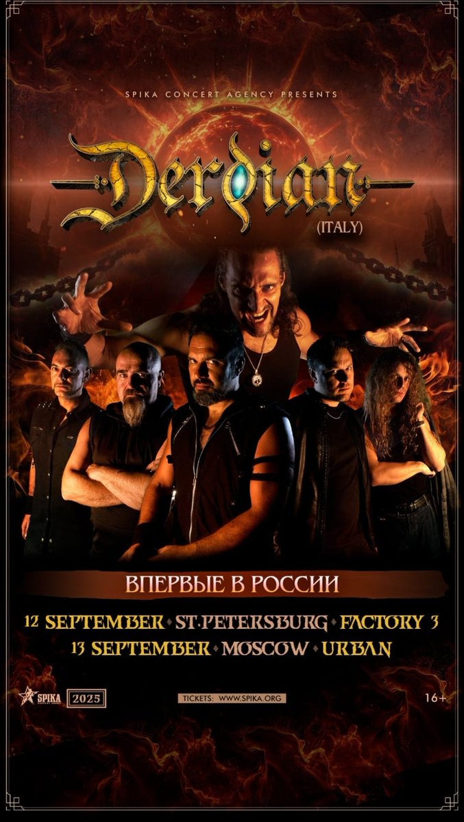 Russian metalheads,  the days are coming! Grab your tickets here!
⬇️⬇️⬇️
spika.org