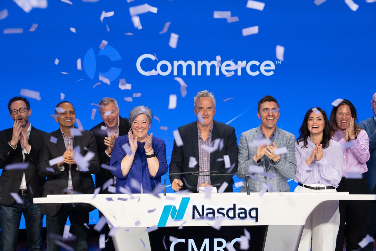 💪Empowering businesses in the age of AI.
🔓 <a href="/poweredbyCMRC/">Commerce</a> delivers intelligent, composable ecommerce and seamless, personalized experiences.
🔔 Cheers to five years of being #NasdaqListed!