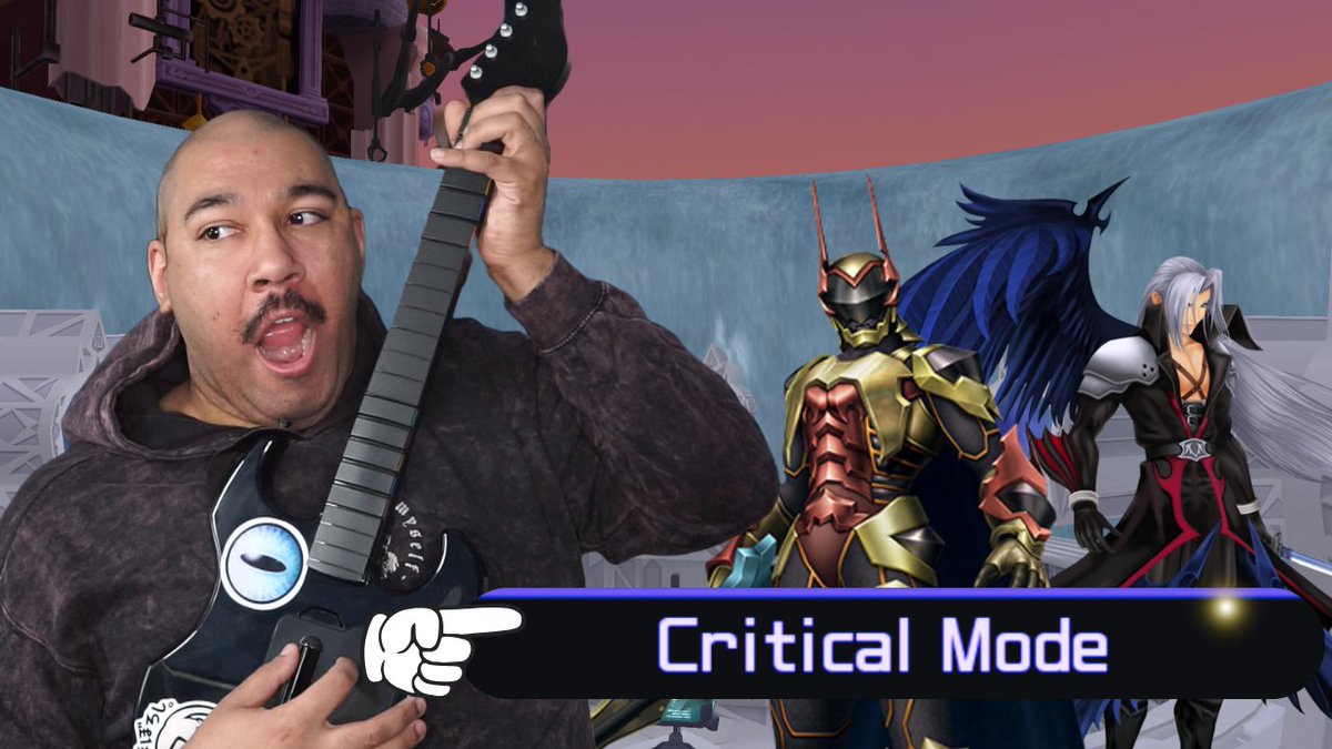 Hello! I beat every KH2 superboss on Critical with a Guitar Controller, link in the replies! ⬇️🎸⬇️