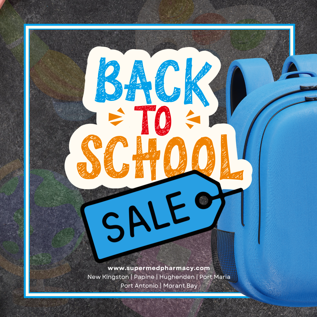 CVMTV's tweet image. Back-to-School just got better with Supermed Pharmacy! 🎒
Snag the best deals on supplies during their Back to School Sale, happening now islandwide!

📍New Kingston | Papine | More
🛒 supermedpharmacy.com
#BackToSchoolJamaica #SupermedPharmacy #CVMTV