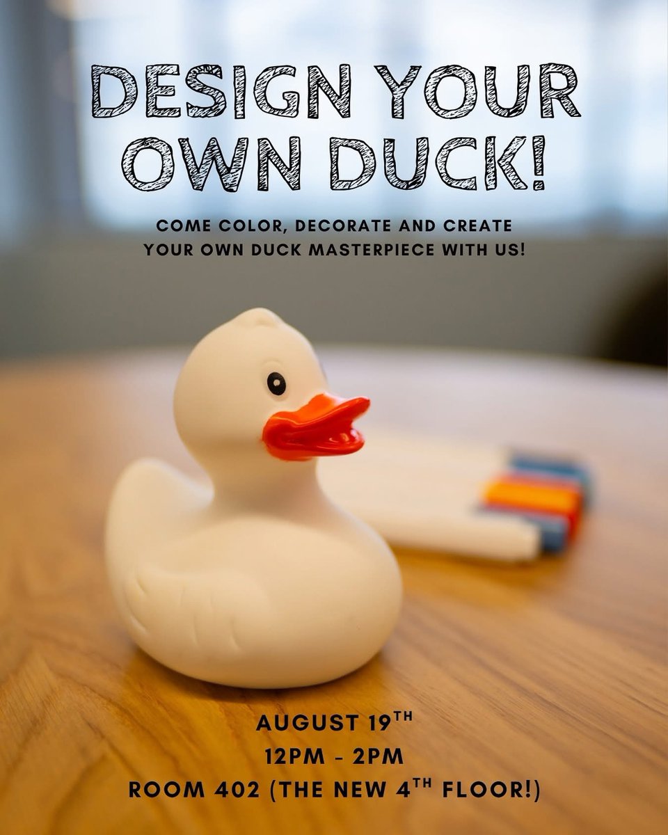 MyKnightPass's tweet photo. The blank ducks have landed! ๐ฅ
Ready to flex your creativity? Swing by the UCF Library next Tuesday from noon - 2pm.
Decorate your very own duck & help celebrate the grand reopening of the 4th floor! ๐๏ธ๐
#GoKnights #ChargeOn #SpaceU #UCFLibraries #WeWantDucks #MyKnightPass https://t.co/pqhpz7AwR8