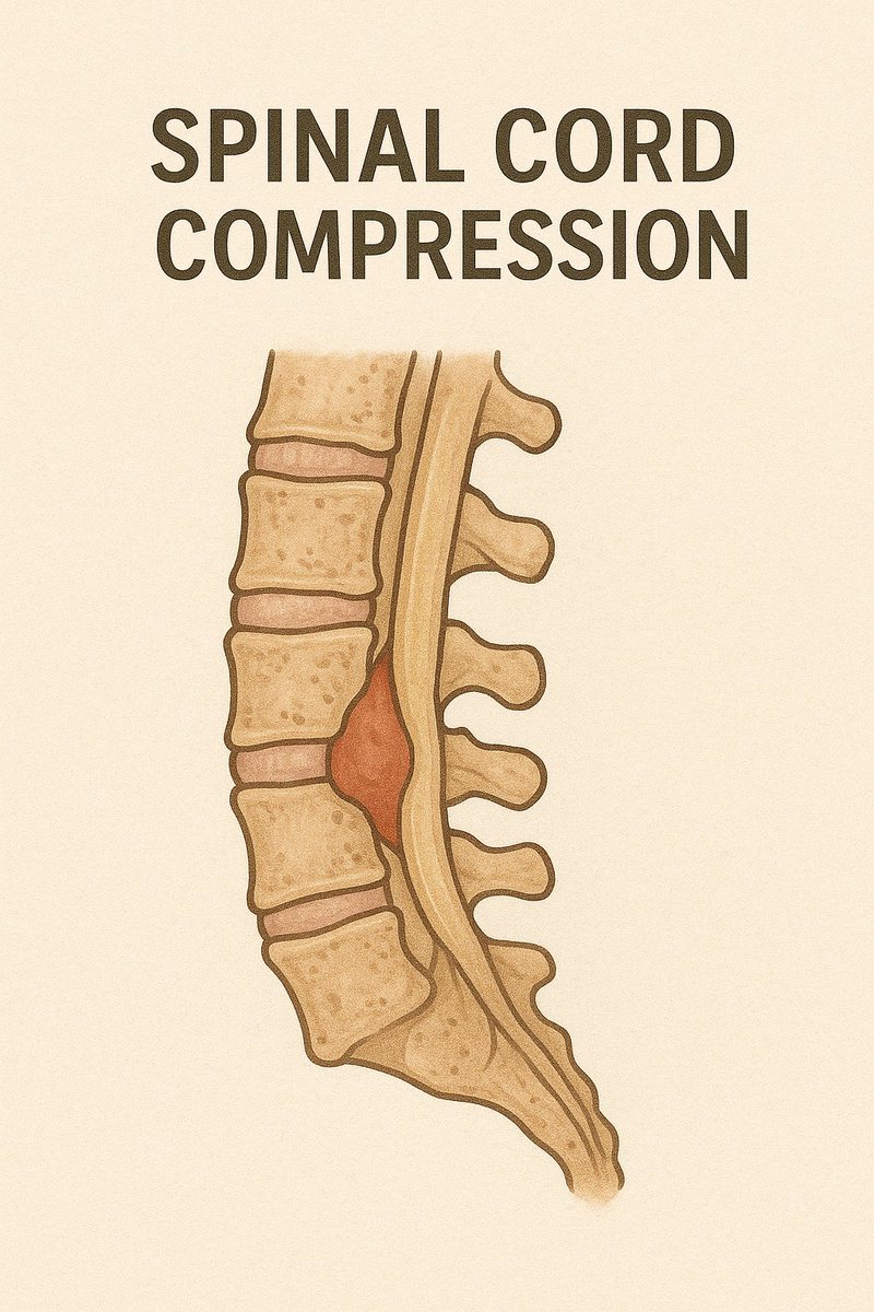 🎗️Oncology for The Non-Oncologist🎗️

(A practical educational series for internal medicine trainees and physicians) 

Episode 6: YES, Spinal Cord Compression is An Emergency. This thread will help you catch it early.

Listen up - 🧵