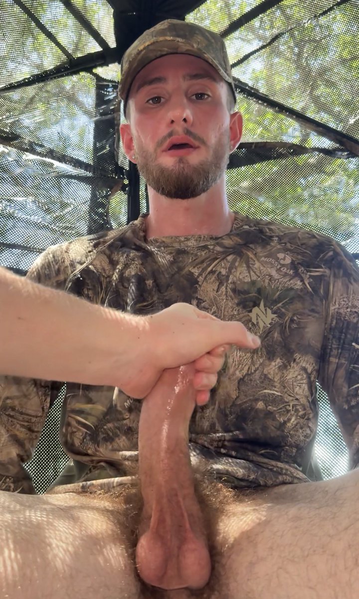 If you’d suck a hung sweaty jock in a hunting blind, go watch the full video on brandtsboys.com 😏