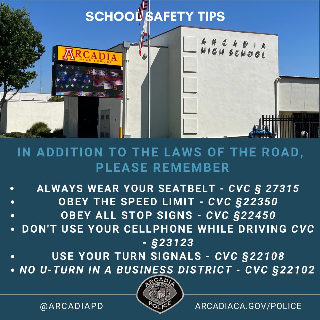 Arcadia PD tweet media