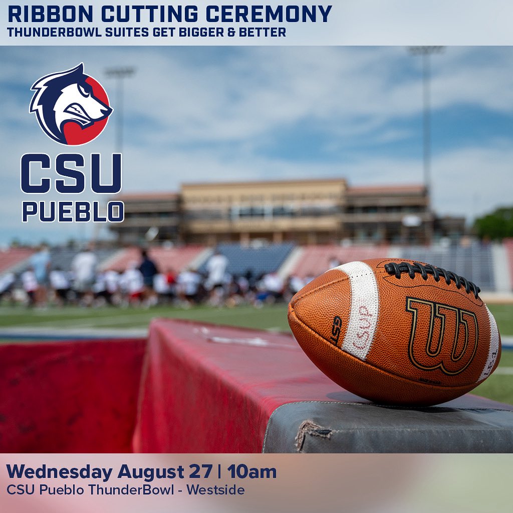 🚨Pack Nation🚨

Make plans fo join us on August 27th for the Ribbon Cutting Ceremony of the Westside Press Box opening at the ThunderBowl!!

#BackThePack