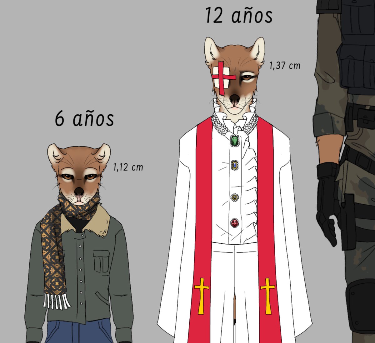 Tilacinourus's tweet image. Atenea evolution 
#ocevolution #ocart #furryoc #digitalartists #digitaldrawing