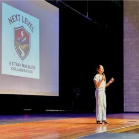As the first day wraps up, we’re still inspired by our student who kicked off our Next Level journey! 🚀 On Aug. 7, Trail Blazer &amp; Titan teachers gathered for PD, opening with a heartfelt student message that fueled our purpose. 💚💛 #GiddyUpLT #LTBetterTogether #LTHSLearns