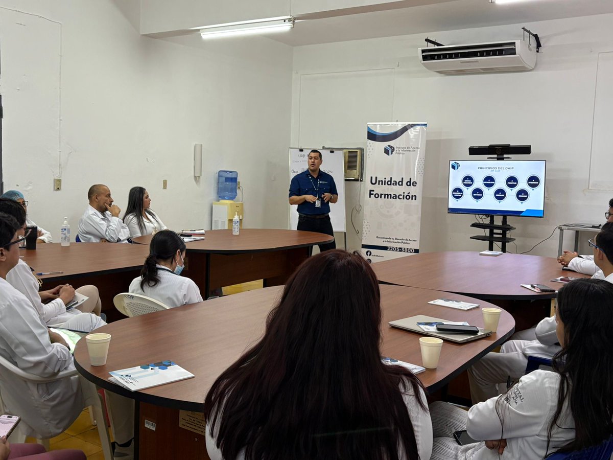 El IAIP desarrolló una capacitación sobre introducción a la LAIP dirigida a Jefaturas de distintas áreas del Hospital Nacional San Juan de Dios en Santa Ana, promoviendo la aplicación de buenas prácticas de transparencia y acceso a la información pública