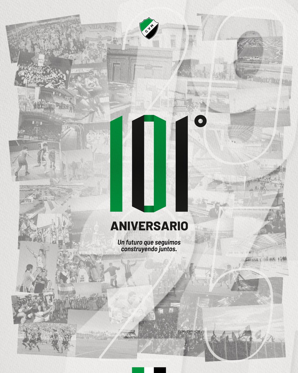 #Institucional 

101° ANIVERSARIO

Un futuro que seguimos construyendo juntos.

#ElClubDeLaCiudad 🇦🇪