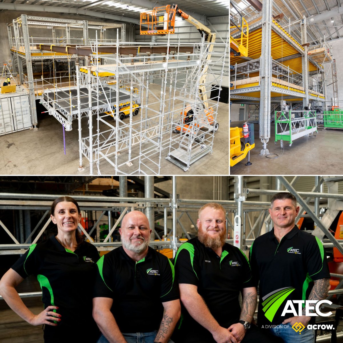 AcrowAcf's tweet photo. ATEC, a division of Acrow, offers high-risk work license training at two locations - Brisbane &amp; Mackay!

Join us for hands-on training in scaffolding, confined spaces, working at heights, gas testing, CPR, and more. 

Get job-ready today! 

📅 Book now: https://t.co/WMSSTxaeEB https://t.co/RJbd1qHuTF