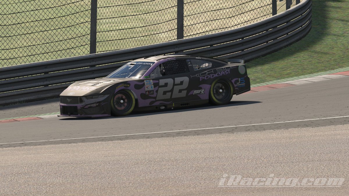 HighSidePod's tweet image. Tough one for the High Side Podcast Mustang at Red Bull Ring. 

@shiftesports_ | @EliteRacing_ | @juicyspydr