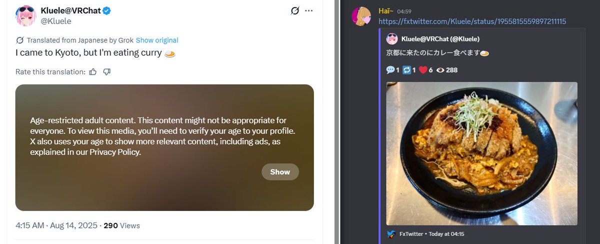 European twitter experience right now