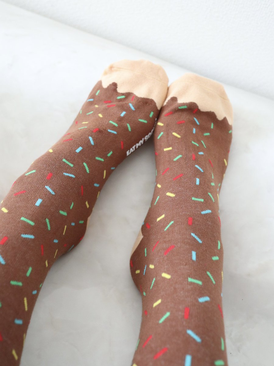 rimi154's tweet photo. コエタス様からモニター「おしゃれ靴下EAT MY SOCKSイートマイソックス」を頂きました♡遊び心たっぷりな可愛い靴下です🍩🧦ユニセックスフリーサイズで誰でも履ける💕ギフトにオススメ💝
#PR #コエタス
#eatmysocks #イートマイソックス
#hovecoltd #サプライズ靴下 #おしゃれ靴下
 #りぃママ当選報告 https://t.co/Iouvptqu1I