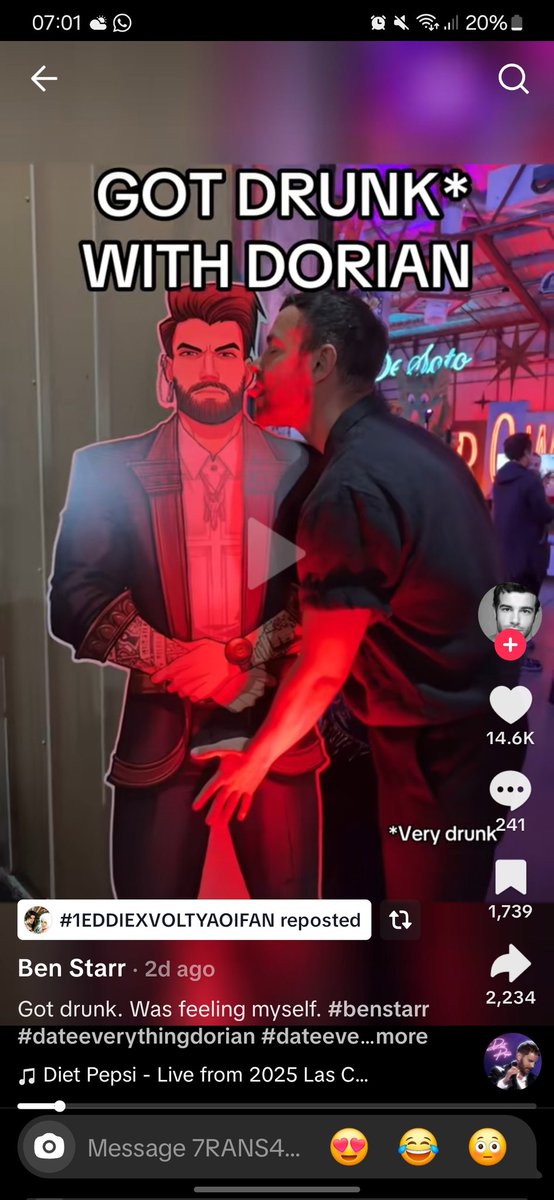 Dorian fans is this your man 😭😭😭😭