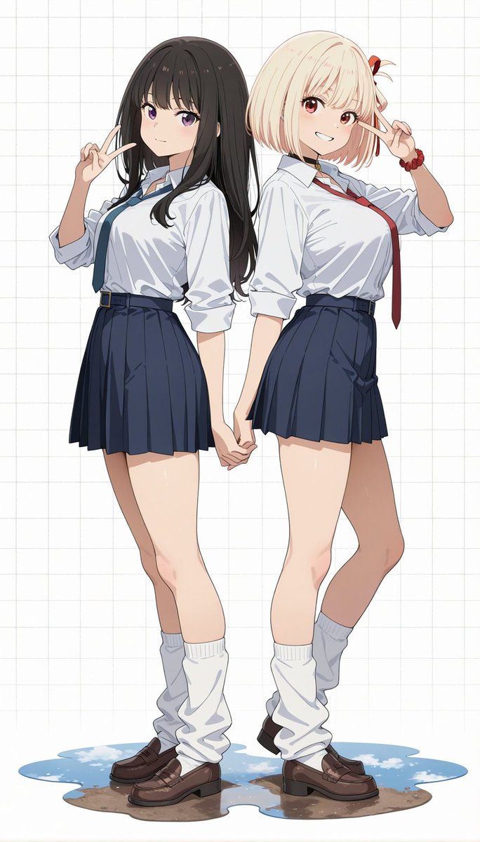DinO_Fig2's tweet photo. 制服で、なかよしリコリス
#リコリス・リコイル https://t.co/Lg4N4XGAvz