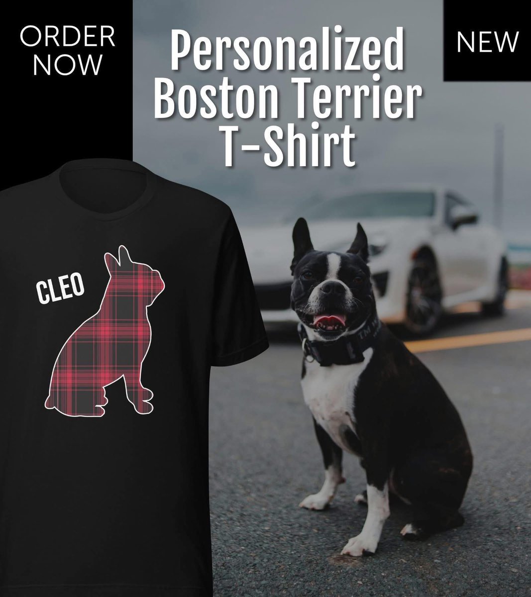 bterrierdogs's tweet photo. Show off your Boston Terrier love with a personalized T-shirt! 🐾 Add your pup’s name! 🖤 Order now! https://t.co/lTugN8rsuK https://t.co/YKIcFOYfrJ