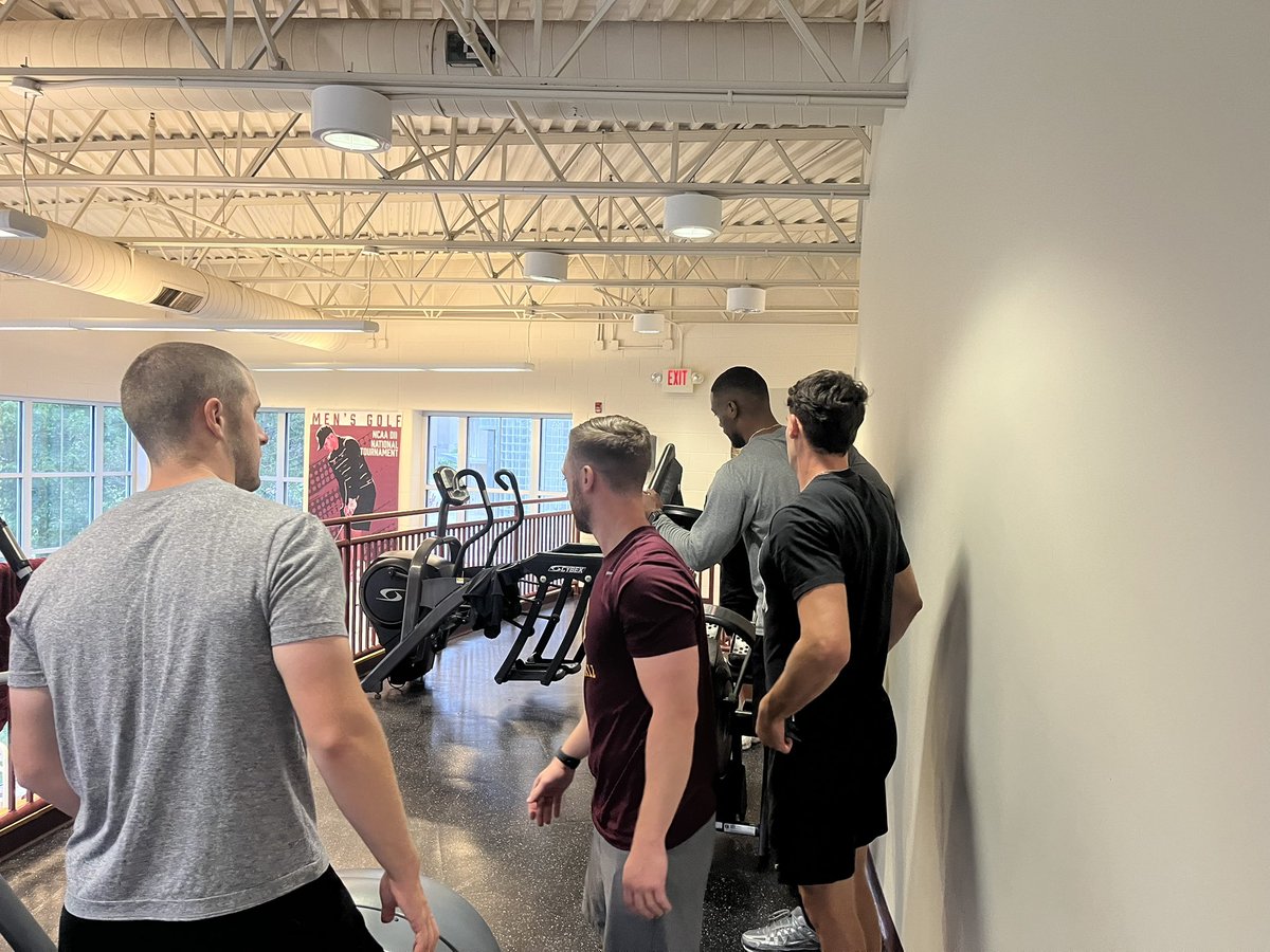 I know I always say I have the best staff in the business, and this is why. .. This is just another example of their generosity. Below are some pics from our staff volunteering to do a deep cleaning of our university’s fitness center today. #BlessedAD