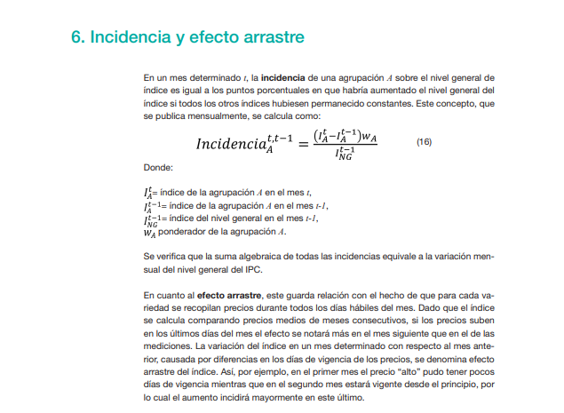 Capaz sea innecesario aclararlo, pero para entender por qué el pass-through (suba del dólar) no pegó fuerte en la inflación de julio, hay que mirar la metodología del IPC
El índice promedia precios todo el mes.
Si el dólar sube en los últimos días, pesa poco en ese mes (efecto