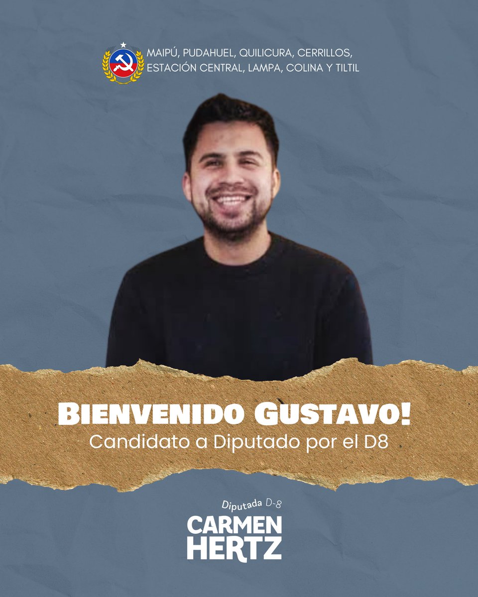 Con orgullo y esperanza saludo la candidatura de Gustavo Gatica por el Distrito 8 junto al Partido Comunista. Su ejemplo de dignidad y consecuencia será una voz imprescindible en el Congreso para seguir luchando por verdad, justicia y un Chile más justo.
¡Adelante, compañero
