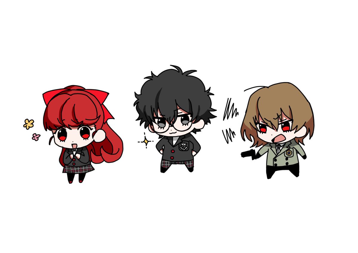 #p5r 
ミニちまトリオ🎀