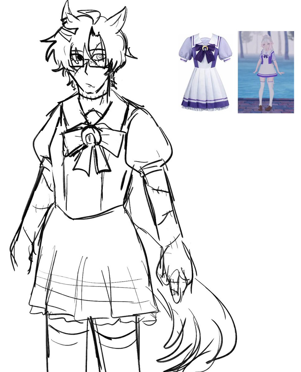 nikonri's tweet photo. dont even get me started umamusumefying my character. #NGSMP #umamusume https://t.co/CSszmnBdPv
