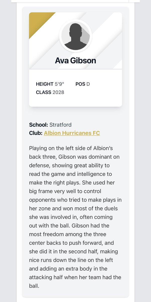 Ava Gibson (@ava_gibson2028) on Twitter photo Thank you <a href="/grtorres/">Guilherme Torres</a> for the write up from this weekend! Looking forward to the rest of the season! Thank you <a href="/grtorres/">Guilherme Torres</a> for the write up from this weekend! Looking forward to the rest of the season!