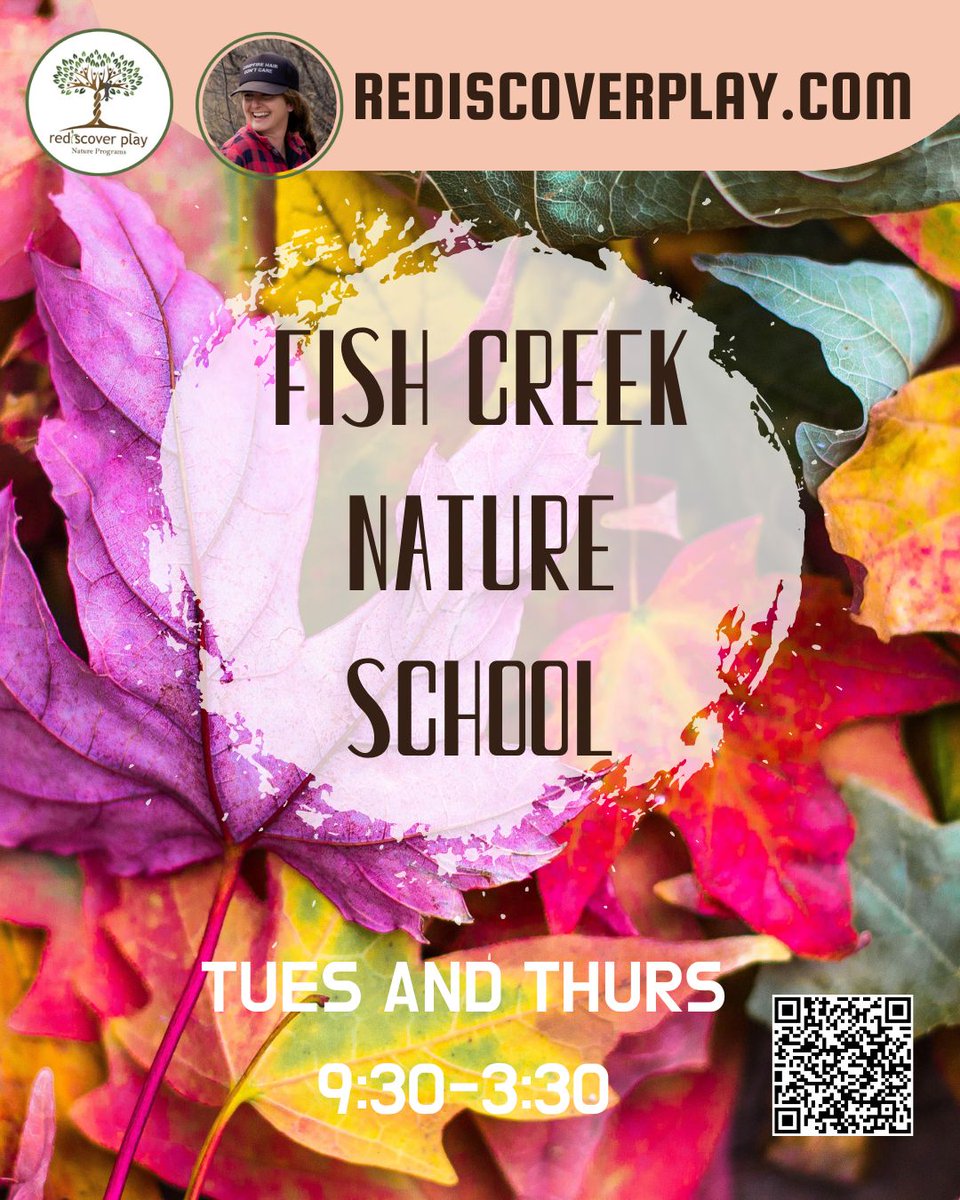 RediscoverP's tweet photo. We are now running Tuesday and Thursday. Come join us! @rediscoverplaynatureschools #natureschool #naturelovers #getoutside https://t.co/jRpcV9W3bu #resilientkids #placebased #hike #kidsinnature #wildernessskills #bushcraftfun #alternativeschooling #learningoutdoors https://t.co/rSBcnVxUtc