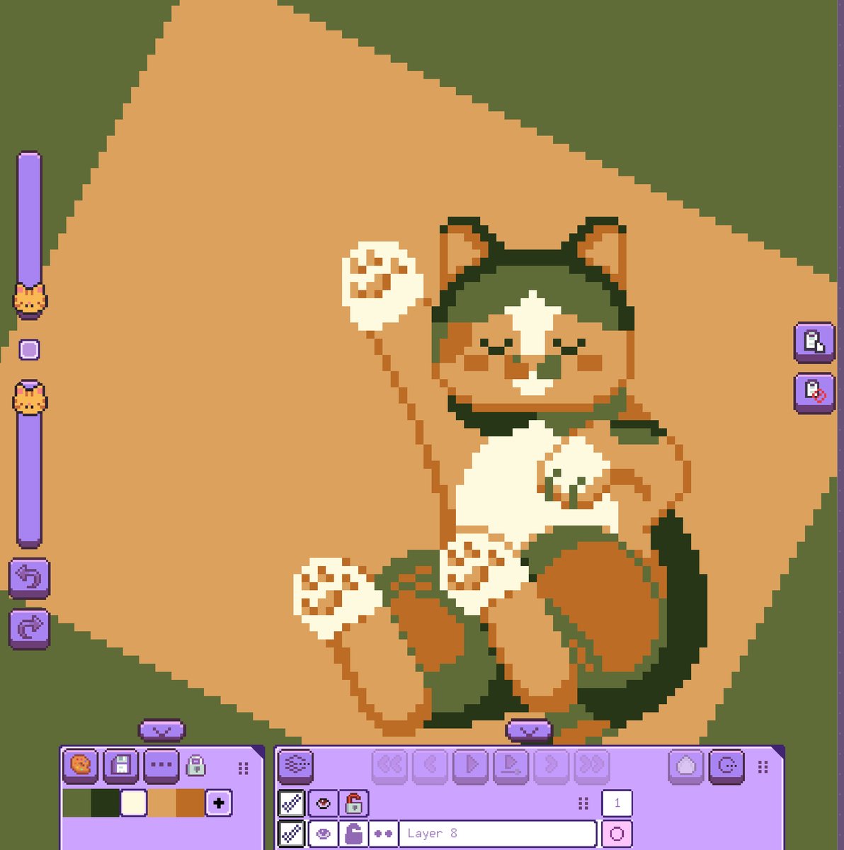 GMeow Thursday
Have a nice day to you 😻☀️

My WIP my next cat art for send to Supporters on <a href="/AccessProtocol/">Access Protocol</a> , see you on 31 AUG 2025.
------------------
😺 - 1 cat-themed PFP will be given to the Top 5 poolies based on locked amount.
💖 - 1 NFT will be given to all poolies.