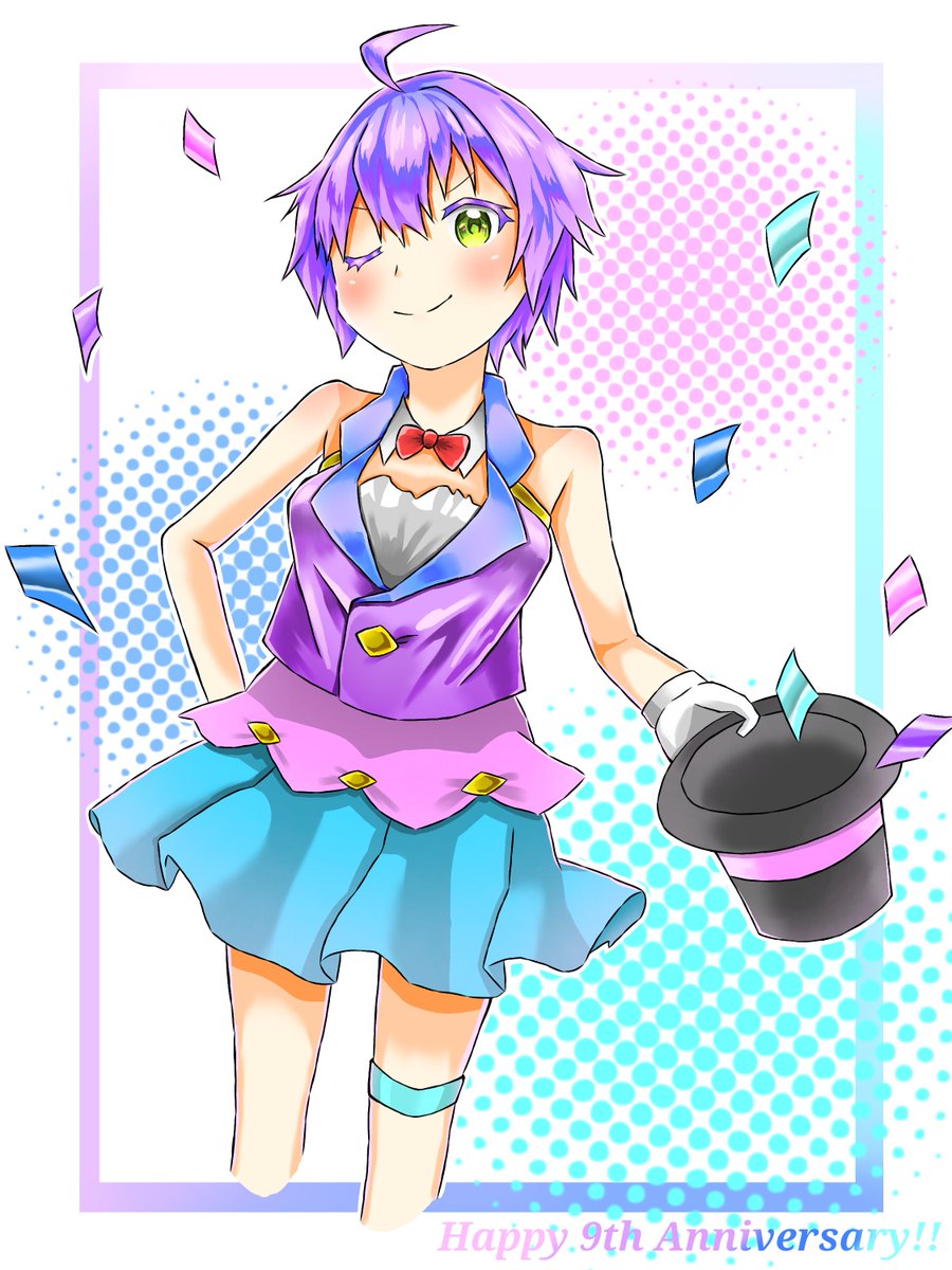 M1m1_illust's tweet photo. 2年連続遅刻しました…

9周年おめでとうございます✨
今までもこれからもずっと4鍵とこのゲームが大好きです！
#Sparebeat #スペアビート https://t.co/7qoMw3OyoJ