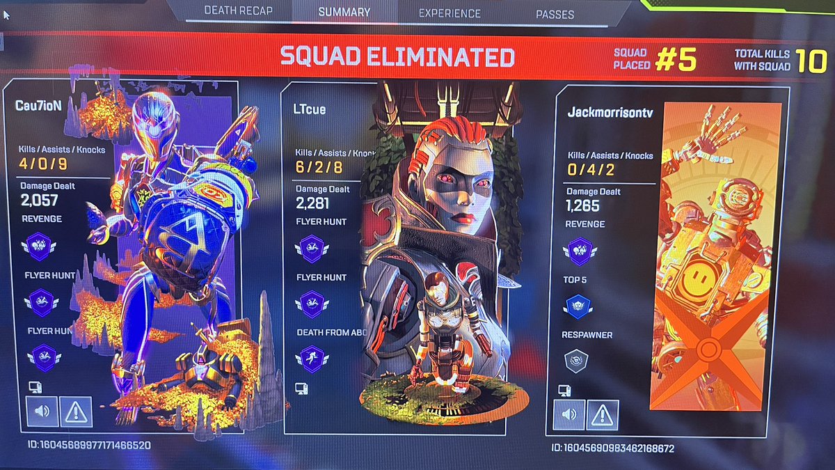 __CUE_'s tweet photo. Pretty important day when @Cau7ioN is gracious enough to let you out damage him in Apex. https://t.co/yq405m3ZJr