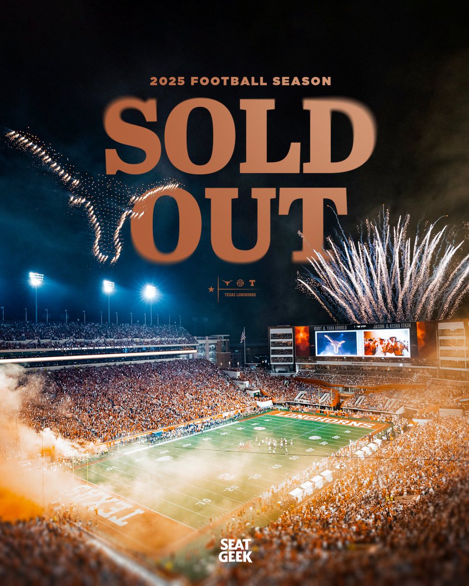 TexasLonghorns's tweet photo. the hottest ticket in town🤘

🎟️ https://t.co/rR2f2nFMcX

#HookEm https://t.co/hNnNZ7bpOK