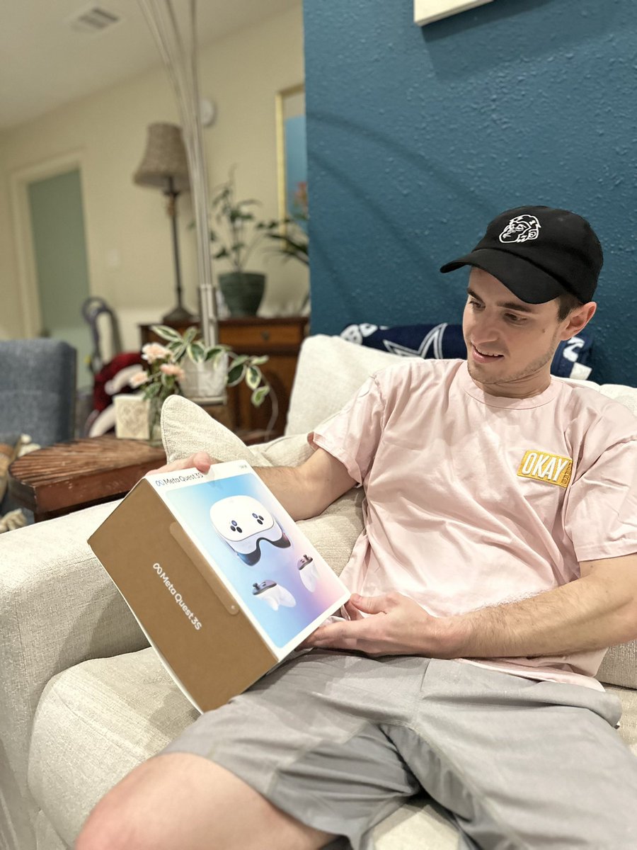 Not only did I win the raffle <a href="/okaybears/">Okay Bears</a> had for a meta quest 3s, they teleported it to my door step?

One business day! <a href="/kaisisokay/">Kais</a> has been in this game for a minute now, and been willing to learn and grow. You feel it in everything they do

You’re still so early..🚀