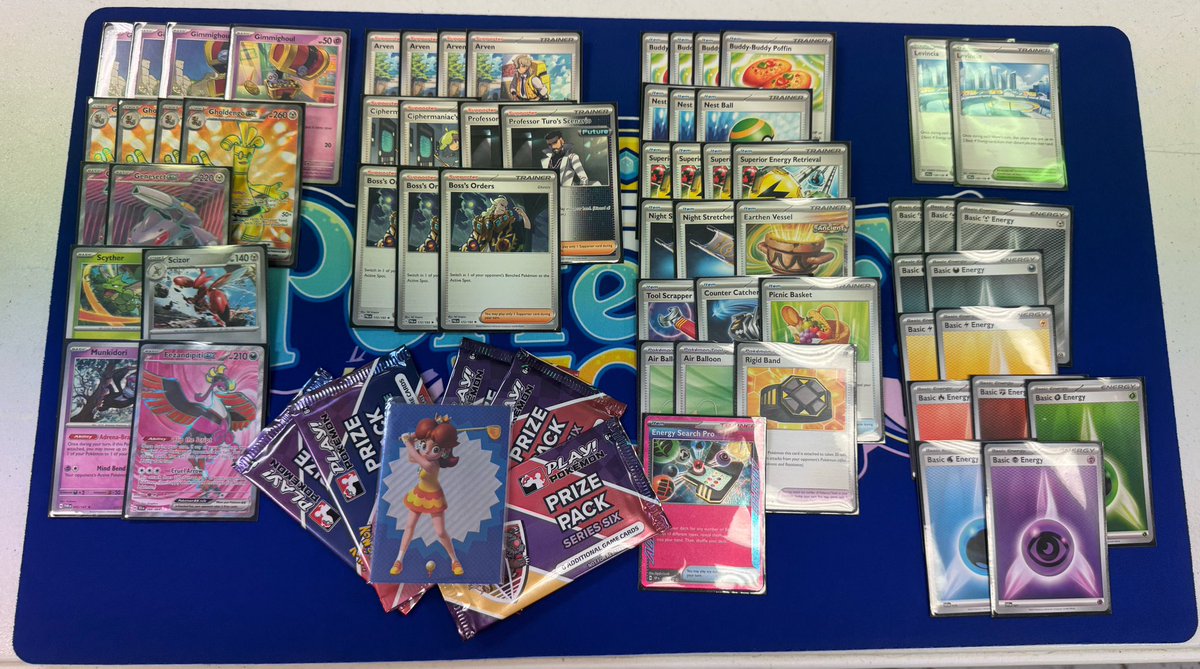 1/20 at a Challenge with Gholdengo. Probably should have been an 0-2 drop lol

R1 Typhlosion W
R2 Toedscruel/Ogerpon W
R3 Ceruledge W
R4 Miraidon W
R5 Rocket’s Mewtwo W

S/o my goat <a href="/StephenA_PTCG/">PokeUnc_Stephen</a> for the list

#PlayPokemon