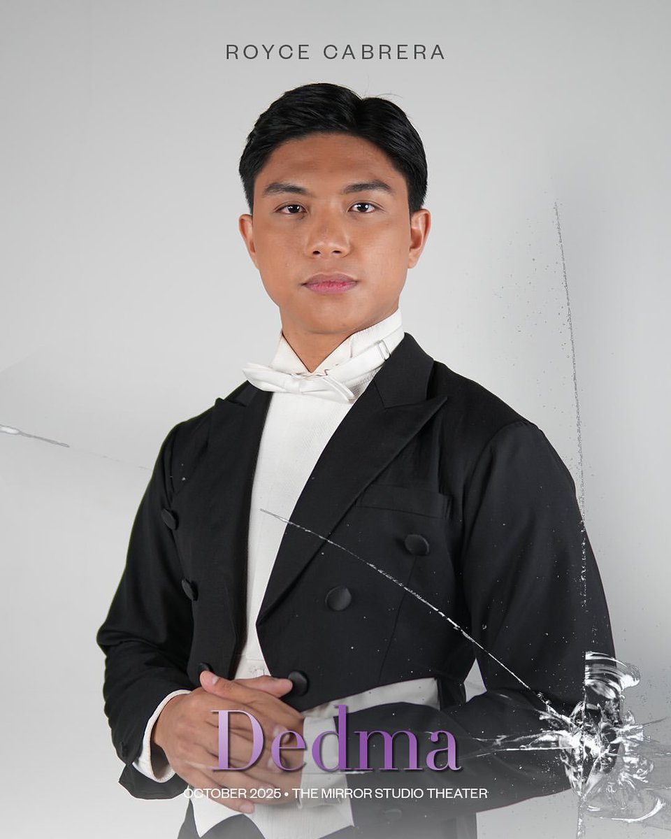Sparkle_GMA's tweet image. Royce Cabrera steps into the spotlight as Diego in the original twin bill ‘Deadma,’ premiering this October at the Mirror Studio Theater in Poblacion, Makati ✨

Don’t miss it — tickets will be available on Ticket2Me from August 18 to 24!

#RoyceCabrera