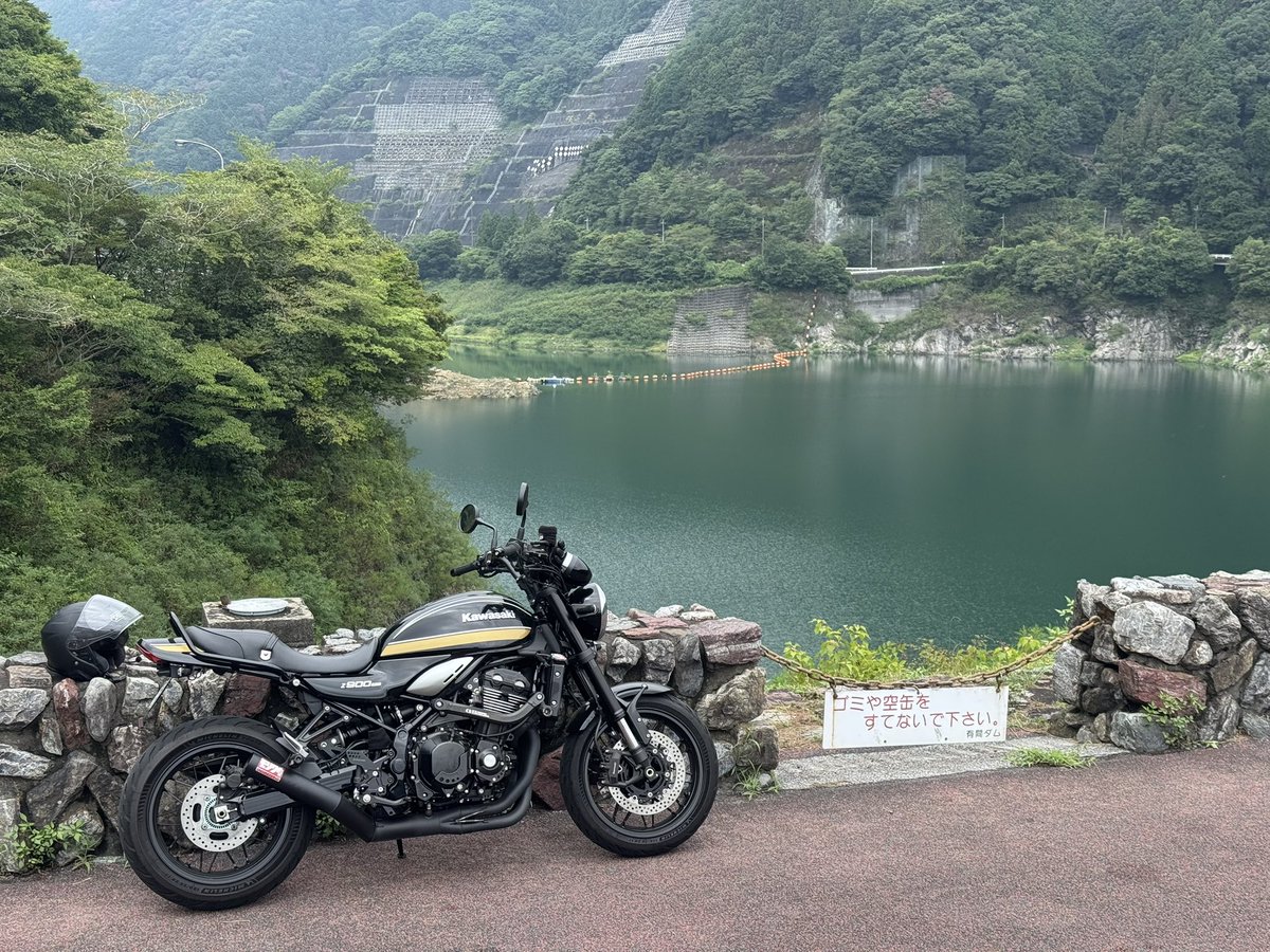 66returnrider's tweet photo. 久しぶりの有間ダム
#有間ダム　#z900rs #バイク https://t.co/sKWAcwRGMg